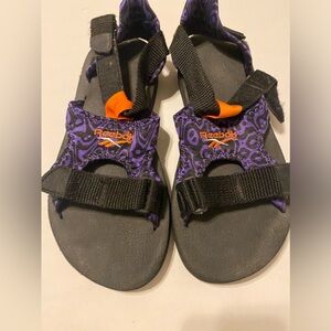 Reebok Purple  & Black Sandals Mens Size 9 RA412 GPX  VTG